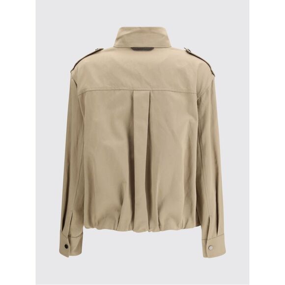 Brunello Cucinelli Jacket Woman Beige - Picture 3 of 4